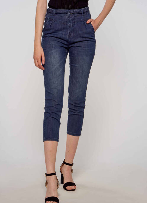 Jeans coupe slim bleu MORGAN pour femme