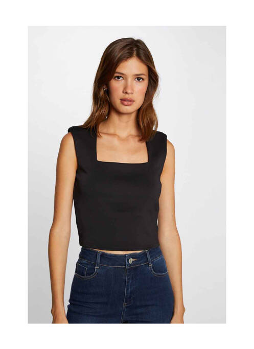 Top noir MORGAN pour femme