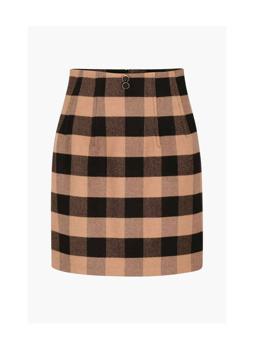Jupe courte marron MORGAN pour femme