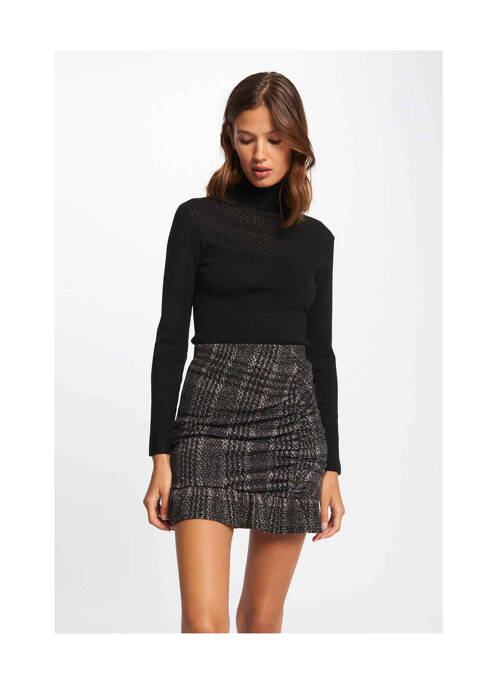 Jupe courte gris MORGAN pour femme