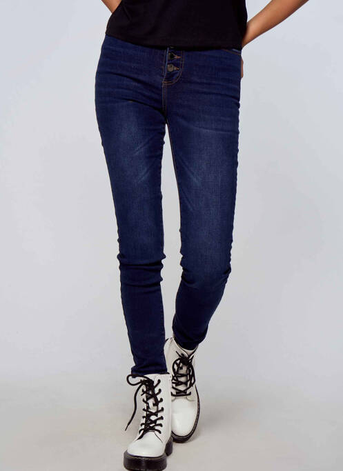 Jeans skinny bleu MORGAN pour femme