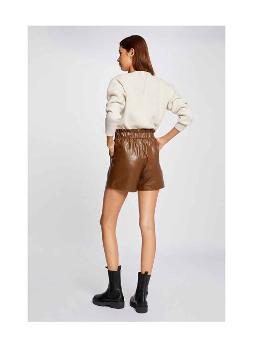 Short marron MORGAN pour femme