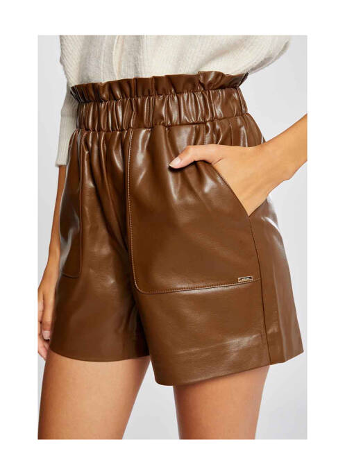 Short marron MORGAN pour femme