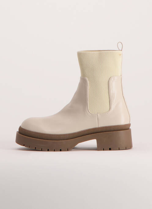 Bottines/Boots beige LA STRADA pour femme