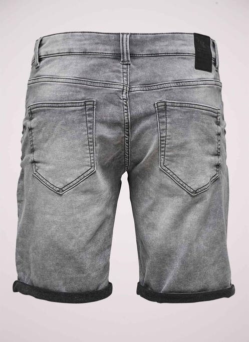 Short gris ONLY&SONS pour homme