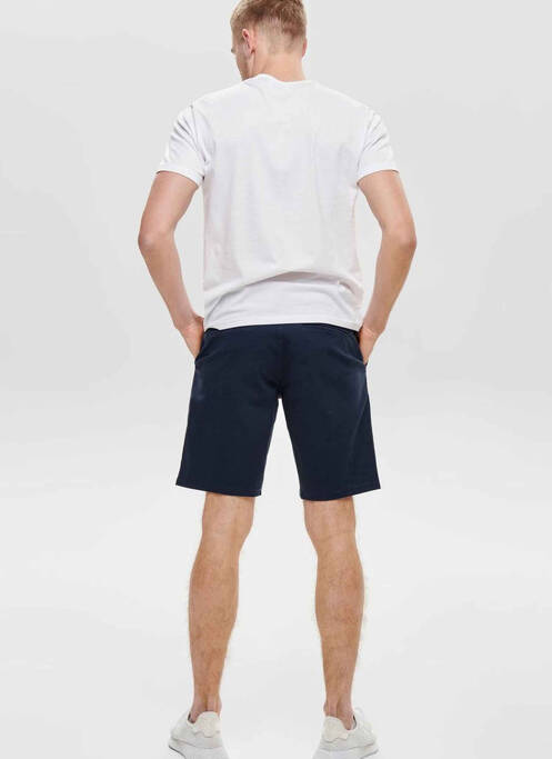 Short bleu ONLY&SONS pour homme