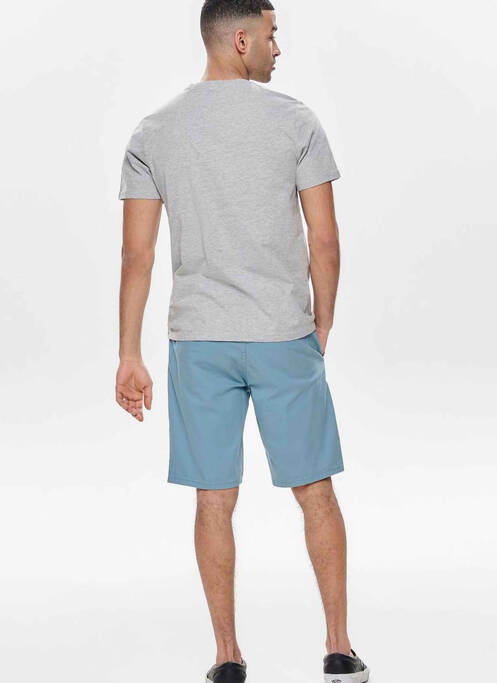 Short bleu ONLY&SONS homme