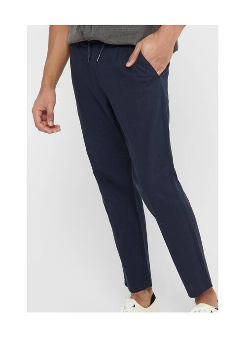 Pantalon chino taupe ONLY&SONS pour homme