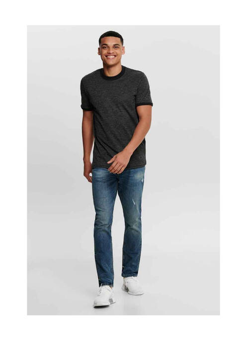 Jeans coupe slim bleu ONLY&SONS pour homme