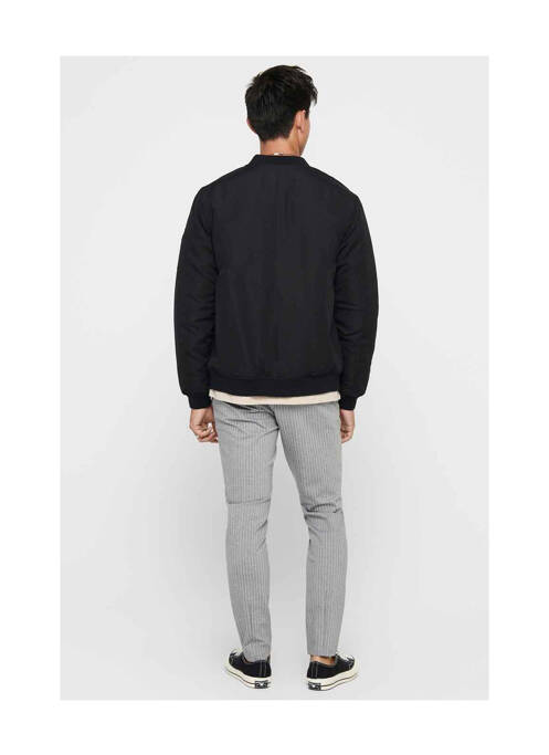 Veste casual noir ONLY&SONS pour homme