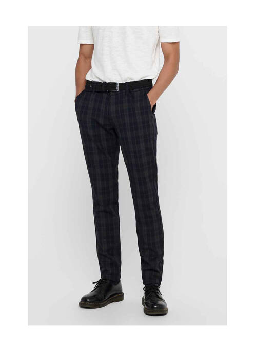 Pantalon chino bleu ONLY&SONS pour homme