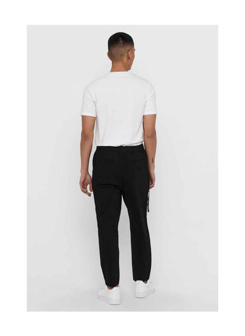 Pantalon chino noir ONLY&SONS pour homme