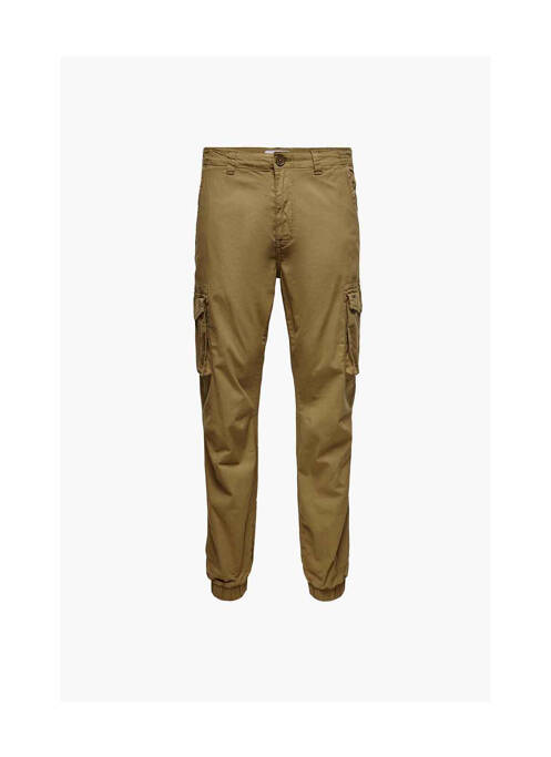 Pantalon cargo beige ONLY&SONS pour homme