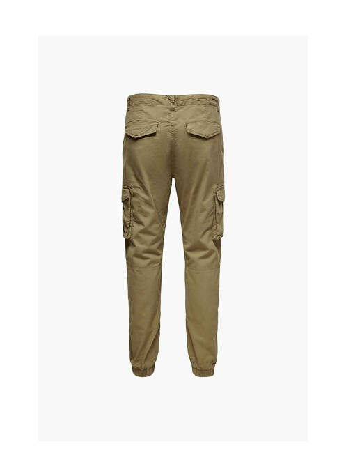 Pantalon cargo beige ONLY&SONS pour homme