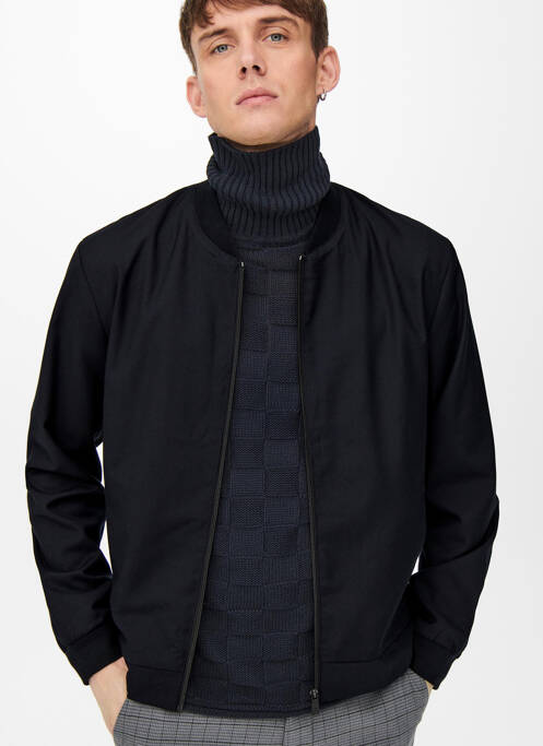 Veste casual bleu ONLY&SONS pour homme