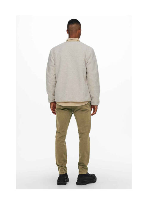 Veste casual blanc ONLY&SONS pour homme