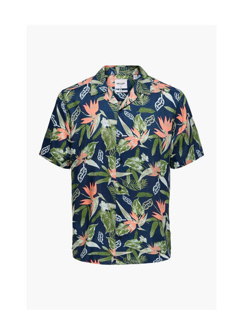 Chemise manches courtes bleu ONLY&SONS pour homme