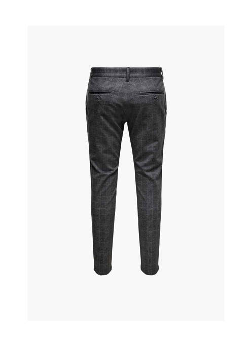 Pantalon chino noir ONLY&SONS pour homme