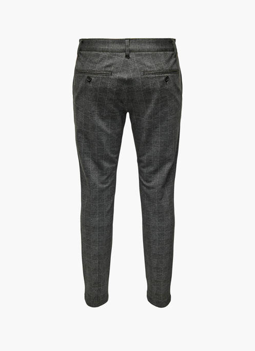 Pantalon chino noir ONLY&SONS pour homme