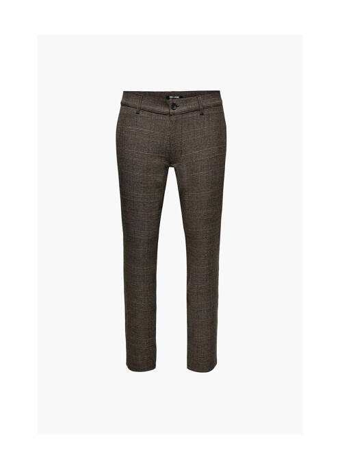 Pantalon chino noir ONLY&SONS pour homme