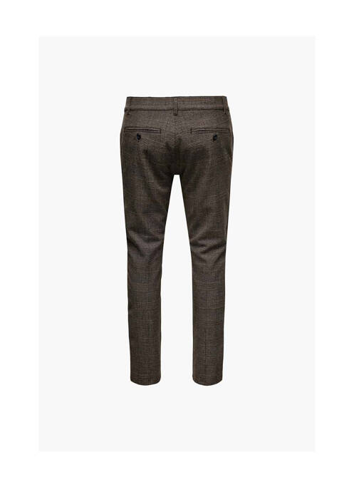 Pantalon chino noir ONLY&SONS homme
