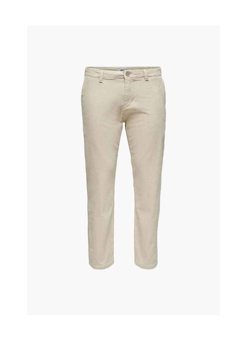 Pantalon chino blanc ONLY&SONS homme