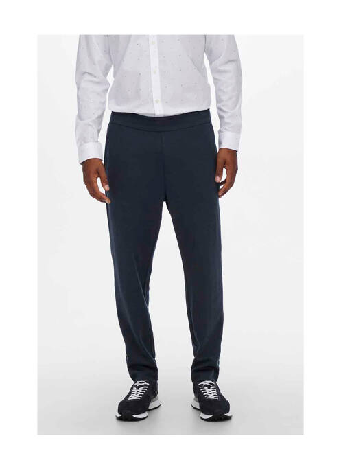 Pantalon slim bleu ONLY&SONS pour homme