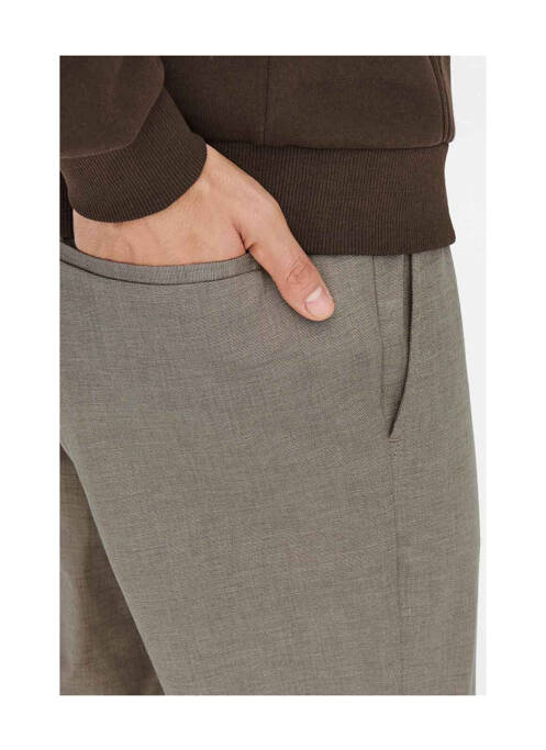 Pantalon chino taupe ONLY&SONS pour homme