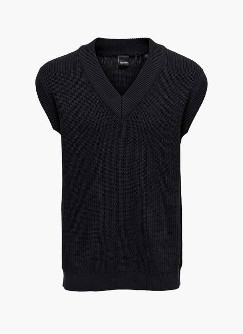 Débardeur bleu ONLY&SONS pour homme