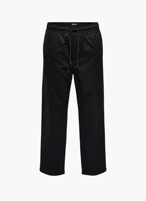 Pantalon chino noir ONLY&SONS pour homme