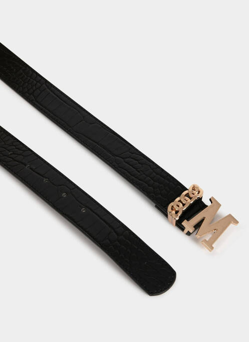 Ceinture noir MORGAN pour femme