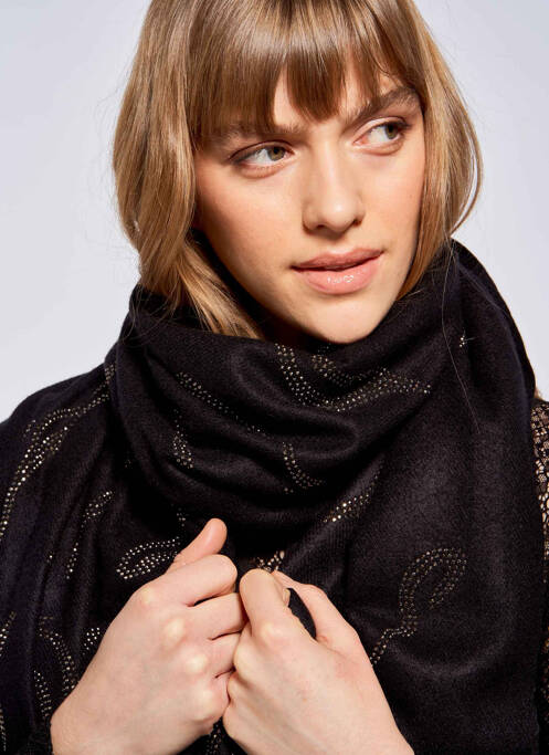 Foulard noir MORGAN femme