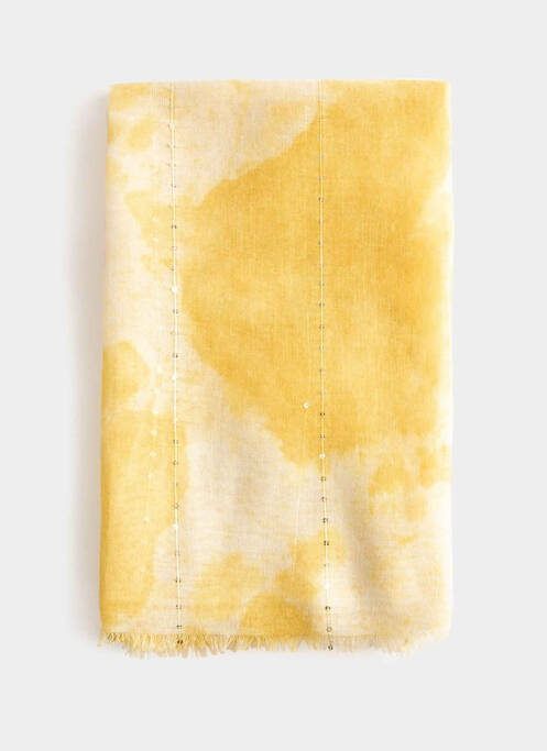 Foulard jaune MORGAN pour femme