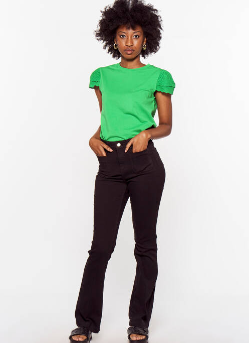 Jeans bootcut noir MORGAN pour femme