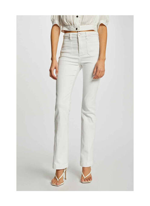 Jeans bootcut blanc MORGAN pour femme
