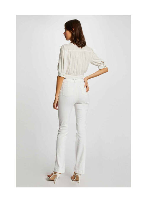 Jeans bootcut blanc MORGAN pour femme