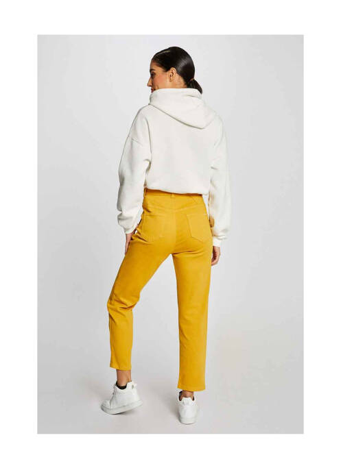 Pantalon 7/8 jaune MORGAN pour femme