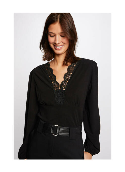Top noir MORGAN pour femme