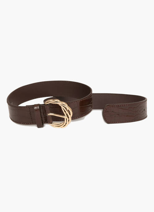 Ceinture marron MORGAN femme