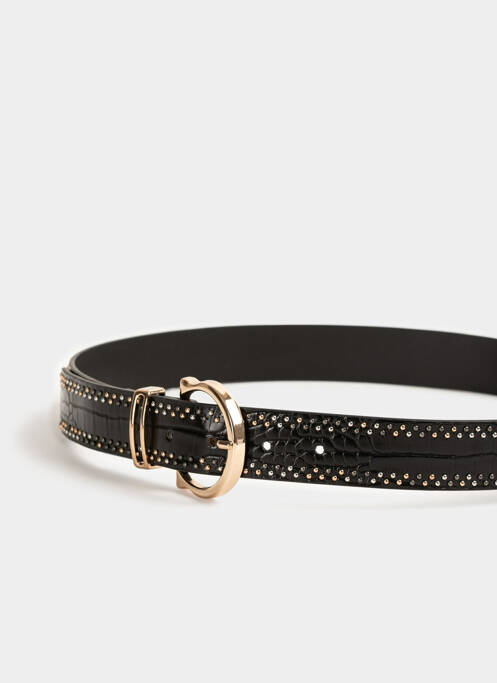 Ceinture noir MORGAN femme
