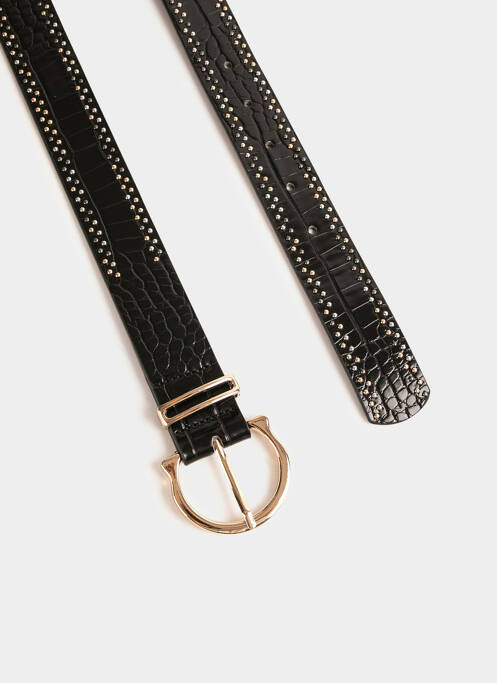 Ceinture noir MORGAN femme
