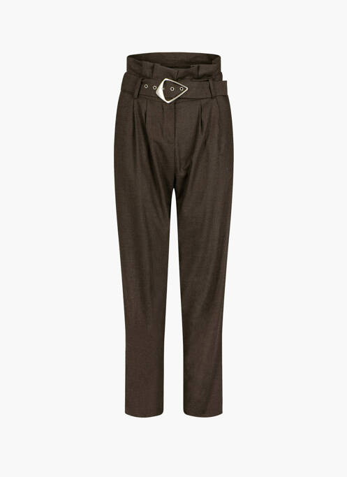 Pantalon slim marron MORGAN pour femme