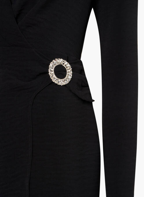 Robe mi-longue noir MORGAN femme