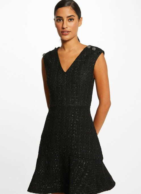Robe courte noir MORGAN femme