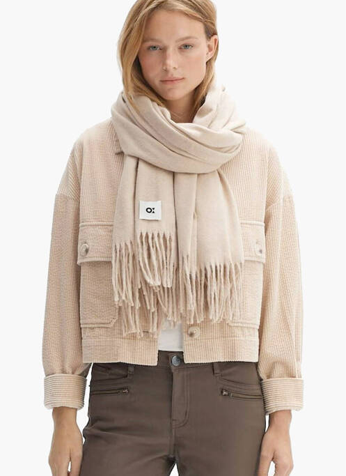 Echarpe beige OPUS femme