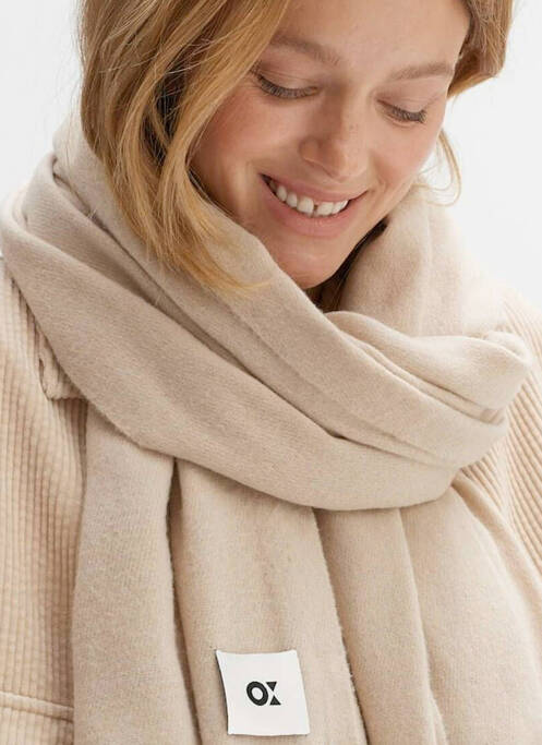 Echarpe beige OPUS femme