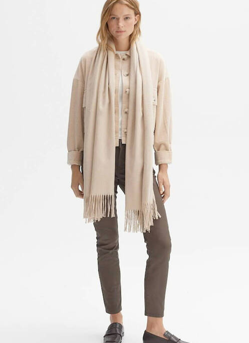 Echarpe beige OPUS femme