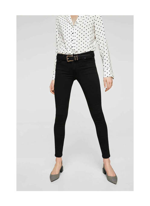 Jeans skinny noir MANGO pour femme