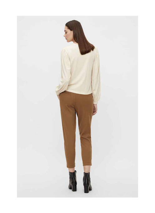 Pantalon chino marron OBJECT pour femme