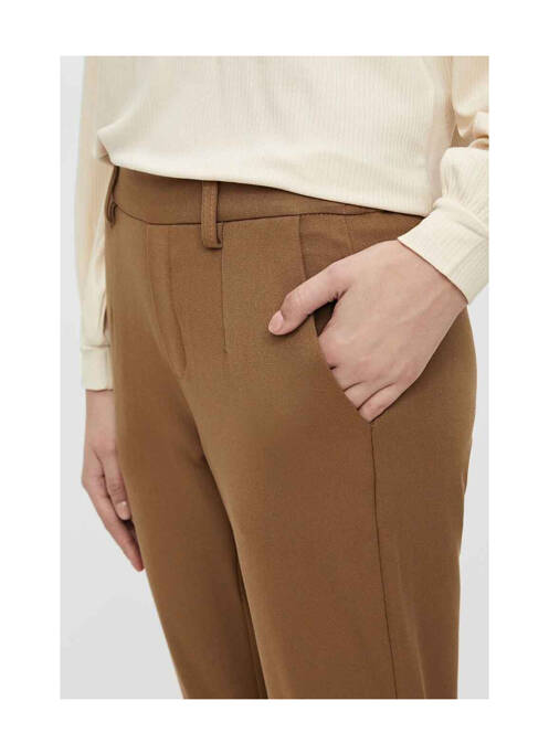 Pantalon chino marron OBJECT pour femme